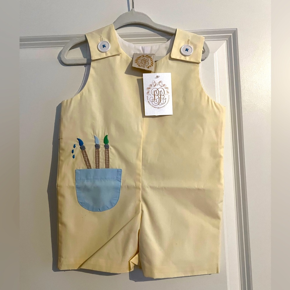 Beaufort Bonnet Paint Brush Jon Jon - Size 6-12 Months